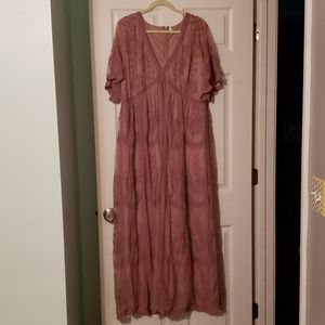 PinkBlush Maternity photoshoot dress